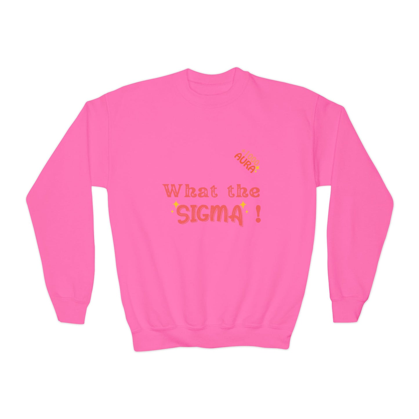 WHAT THE SIGMA Youth Crewneck Sweatshirt