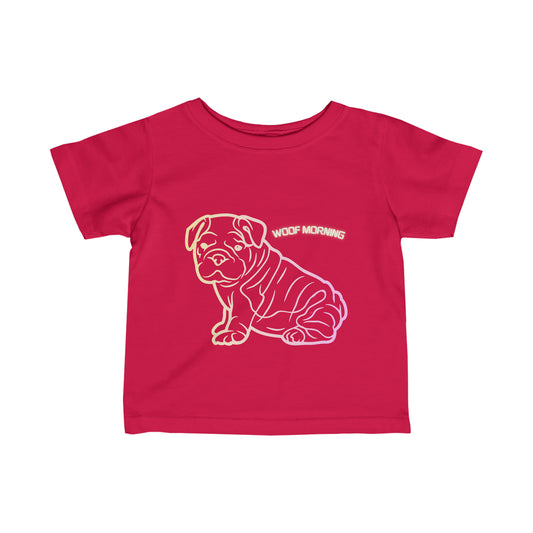 English Bulldog Infant Fine Jersey Tee