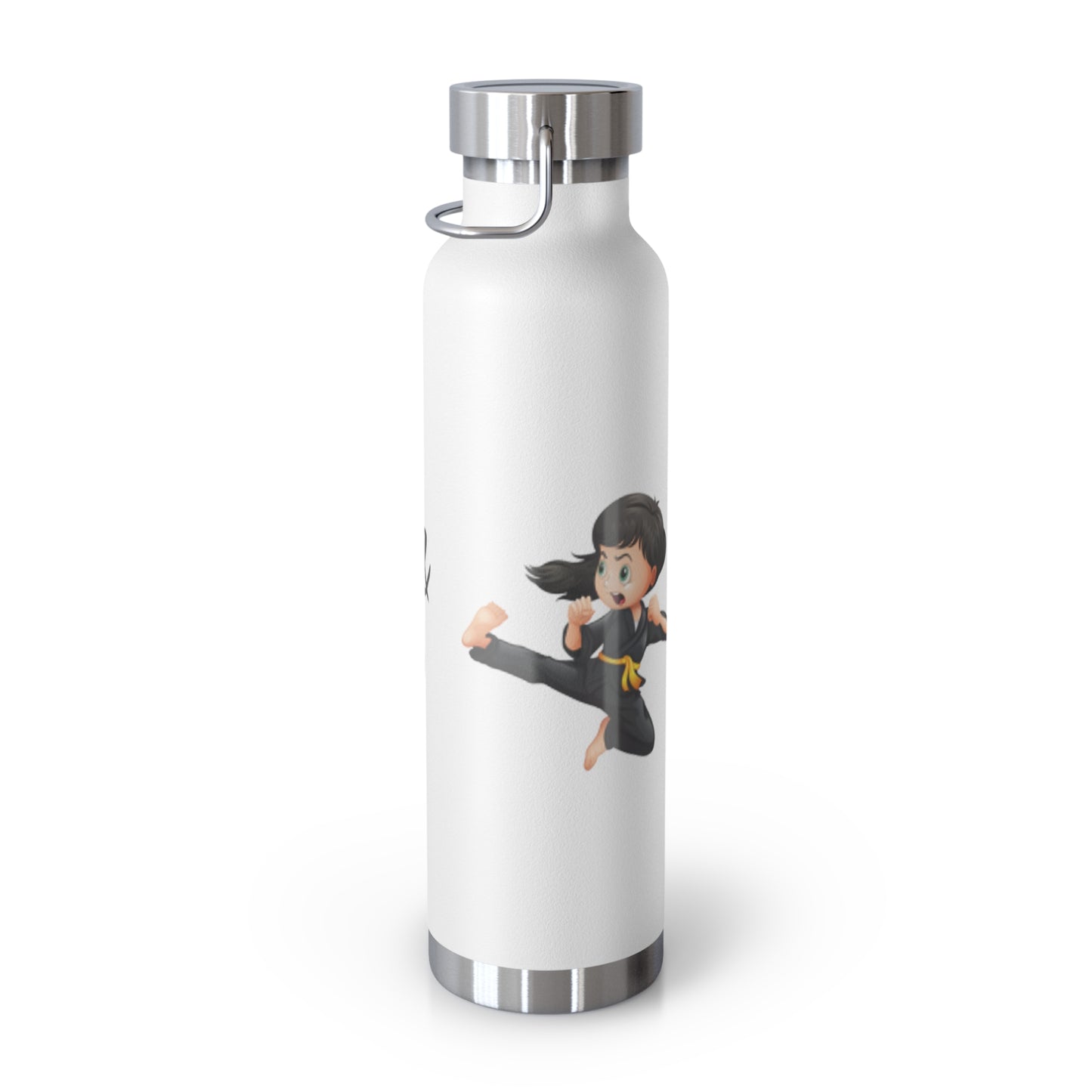 Copper Vacuum Insulated Bottle, 22oz - Taekwondo Design