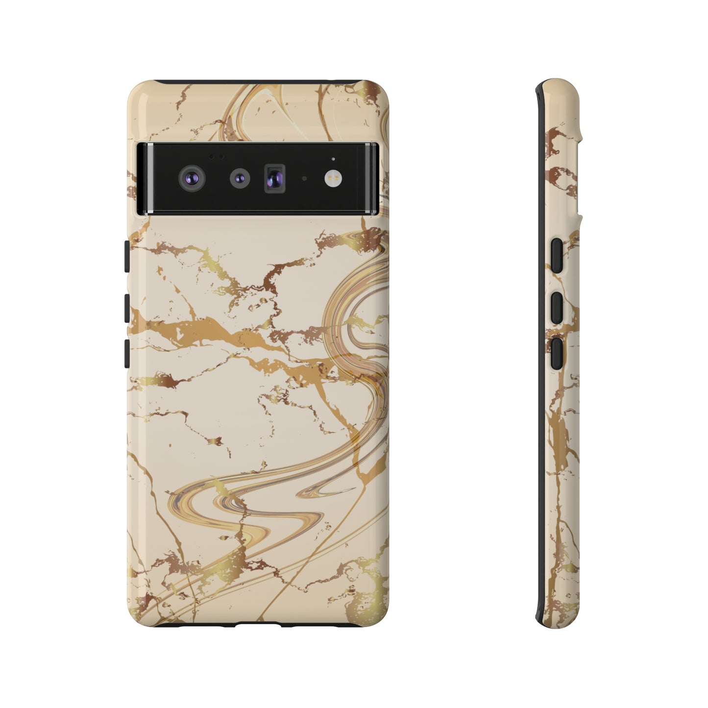 Gold Marble Tough Cases