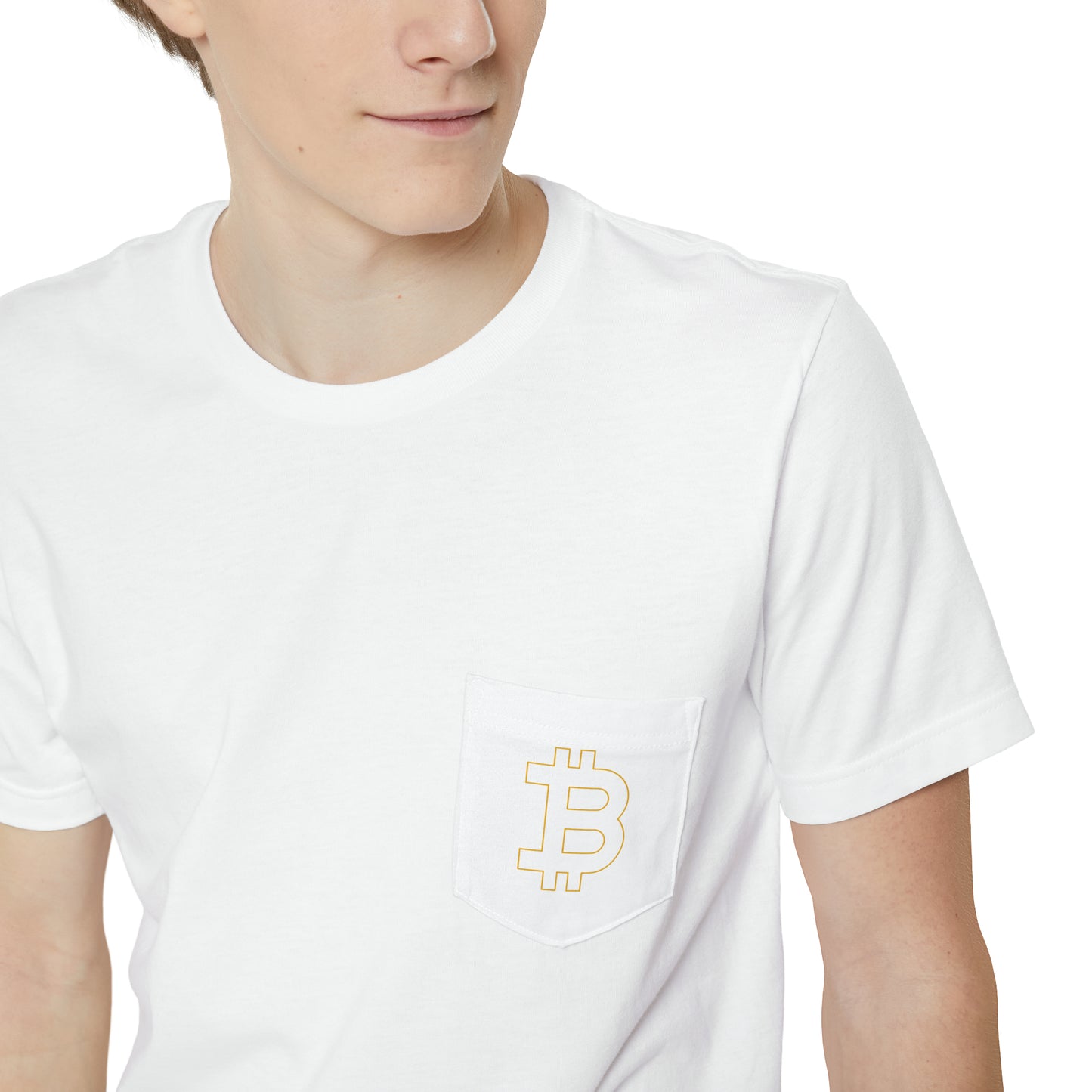 Bitcoin Unisex Pocket T-shirt