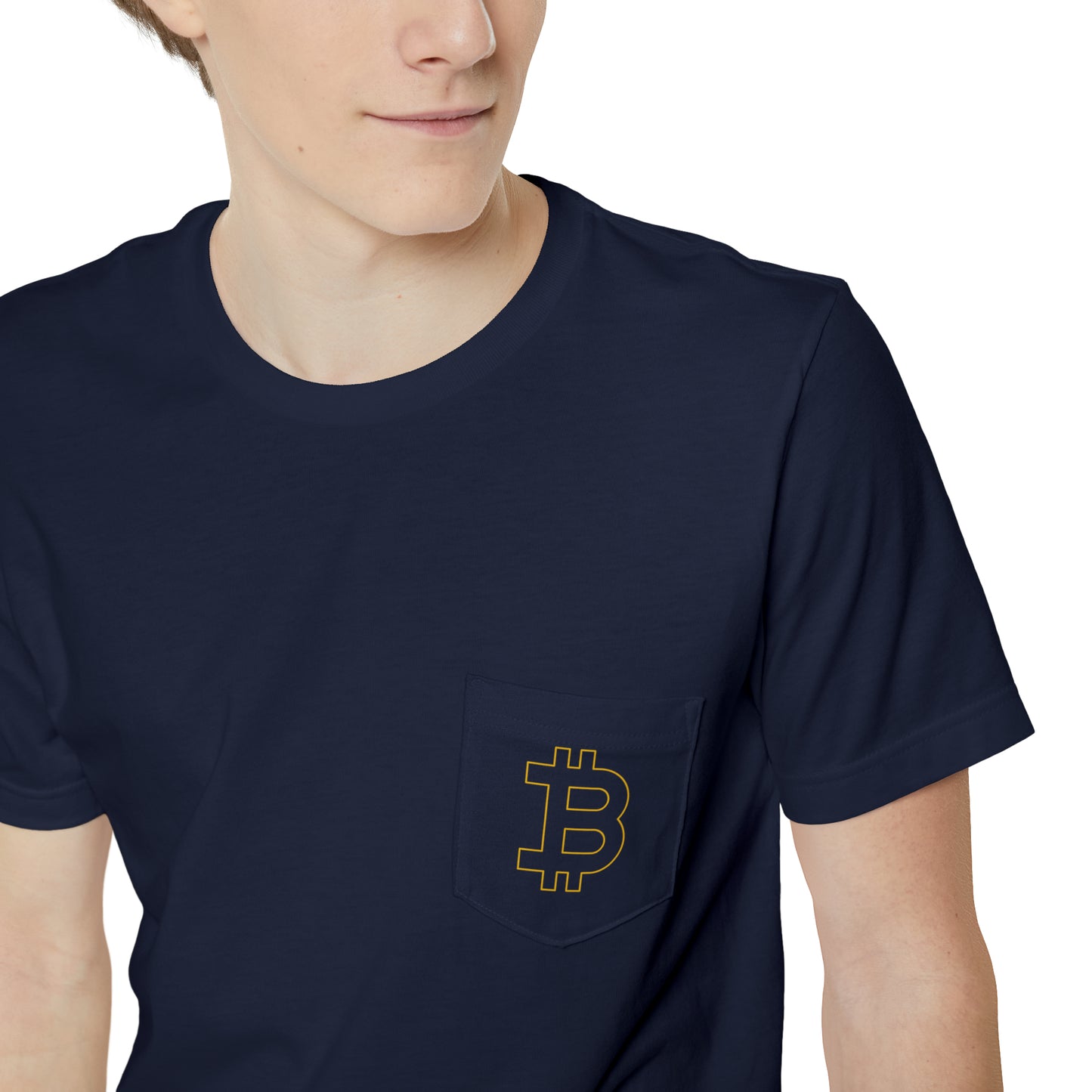 Bitcoin Unisex Pocket T-shirt