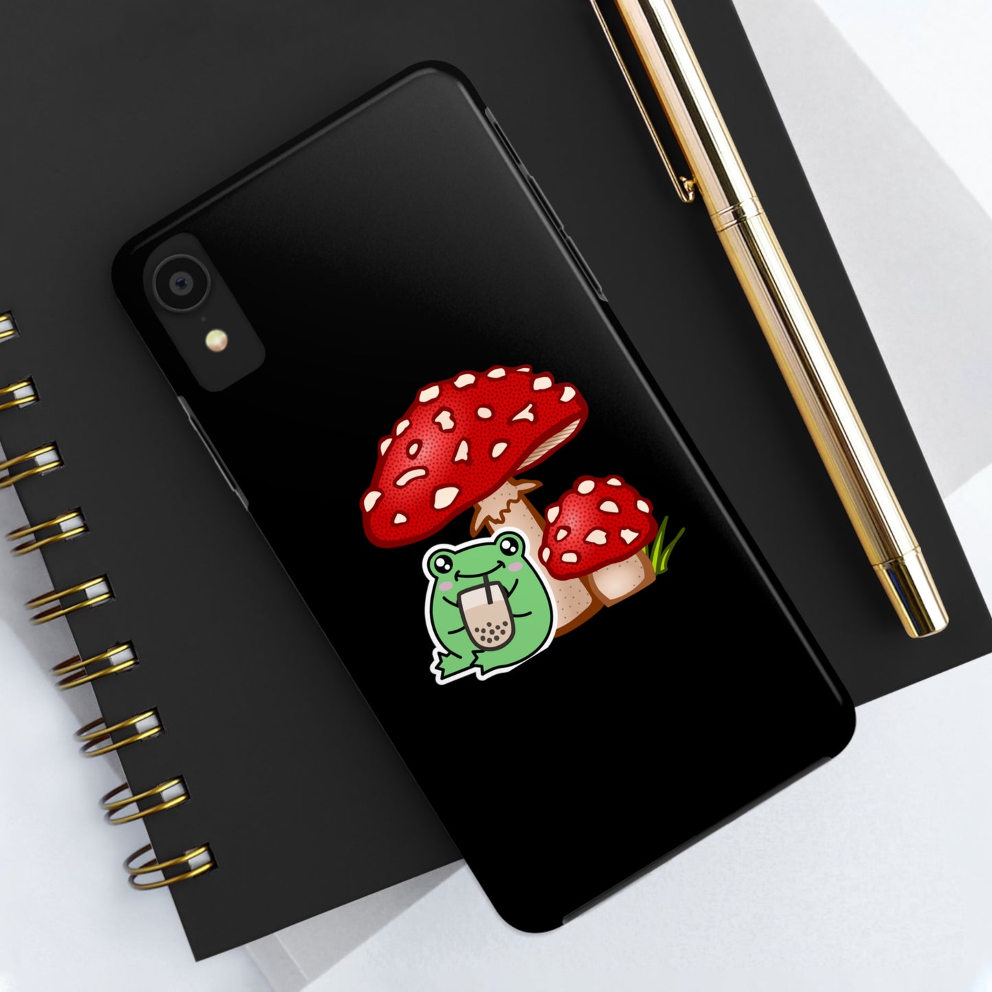 Frog Mushroom Tough Phone Cases