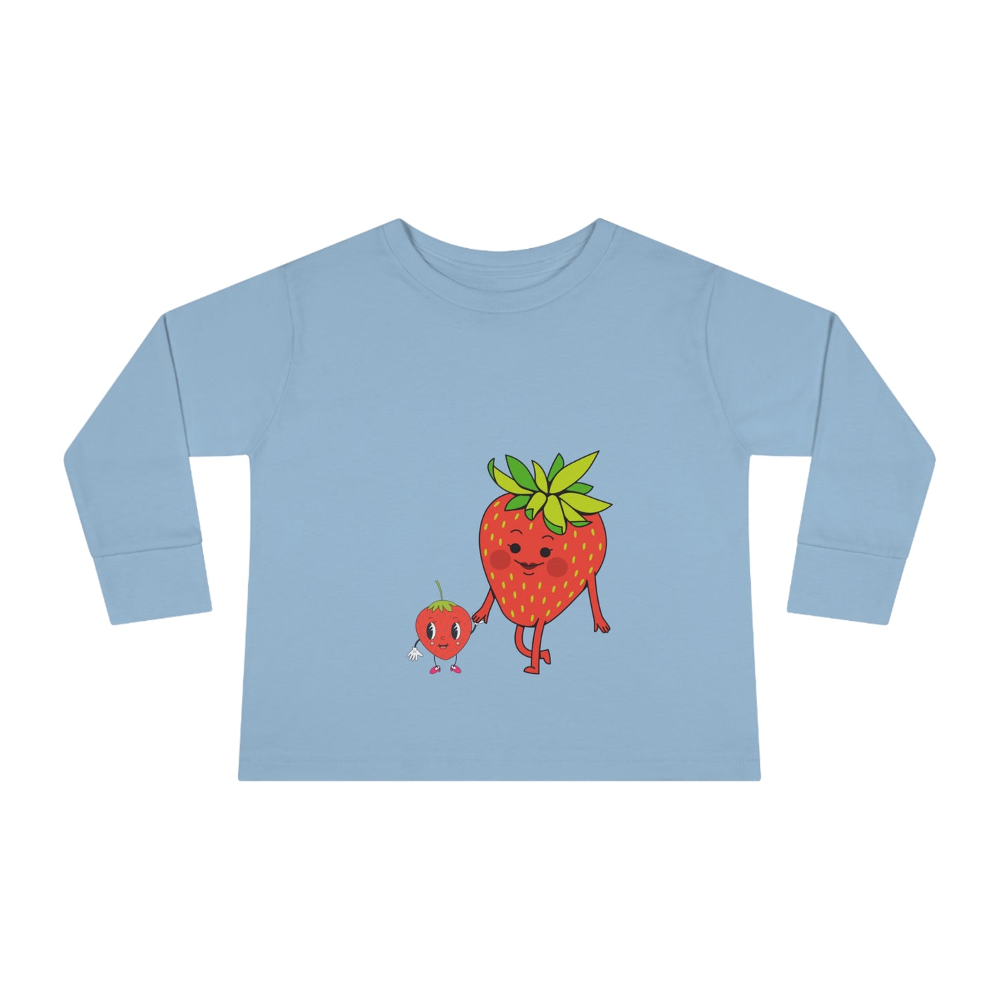 Strawberries Toddler Long Sleeve Tee