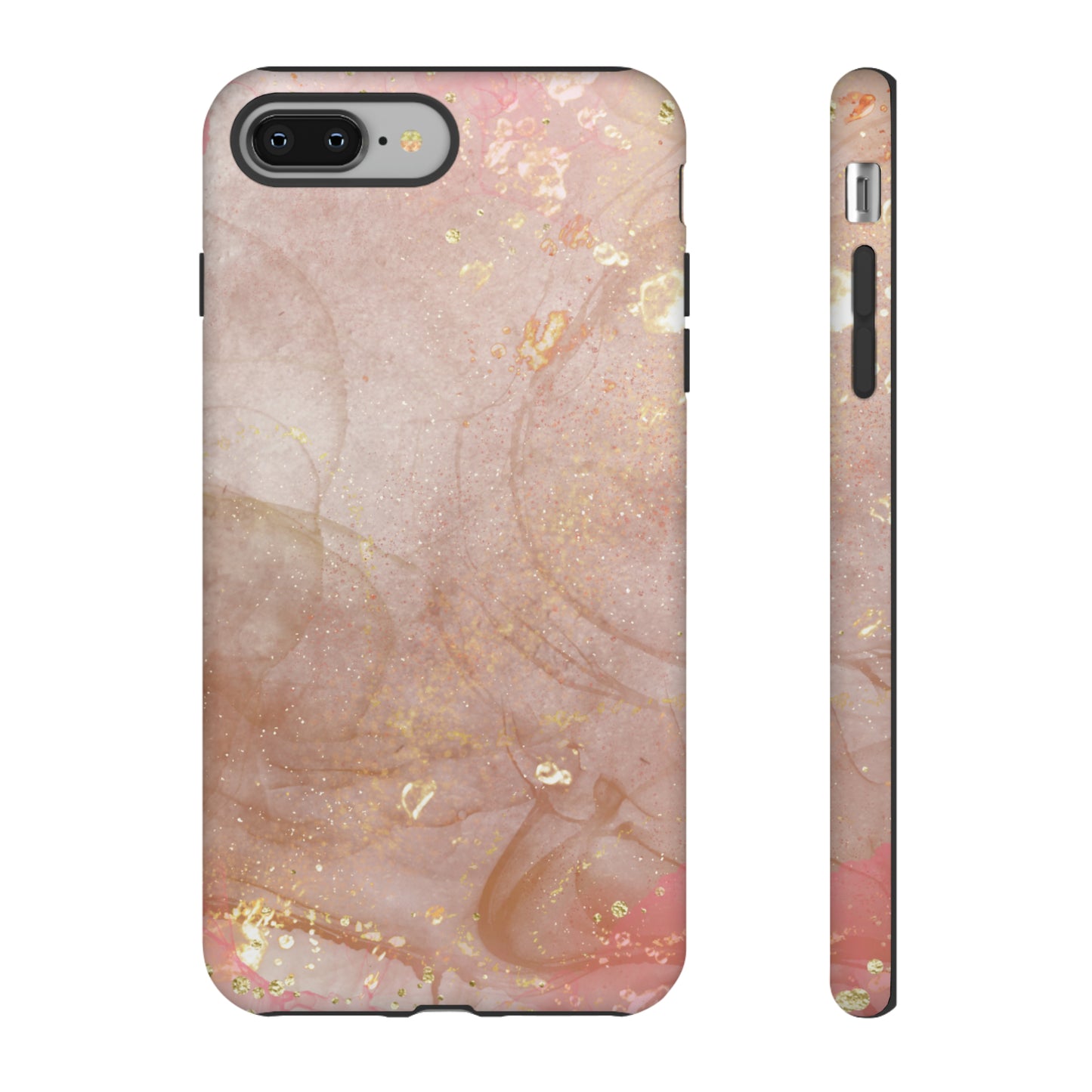 Rose Gold Marble Phone Tough Cases