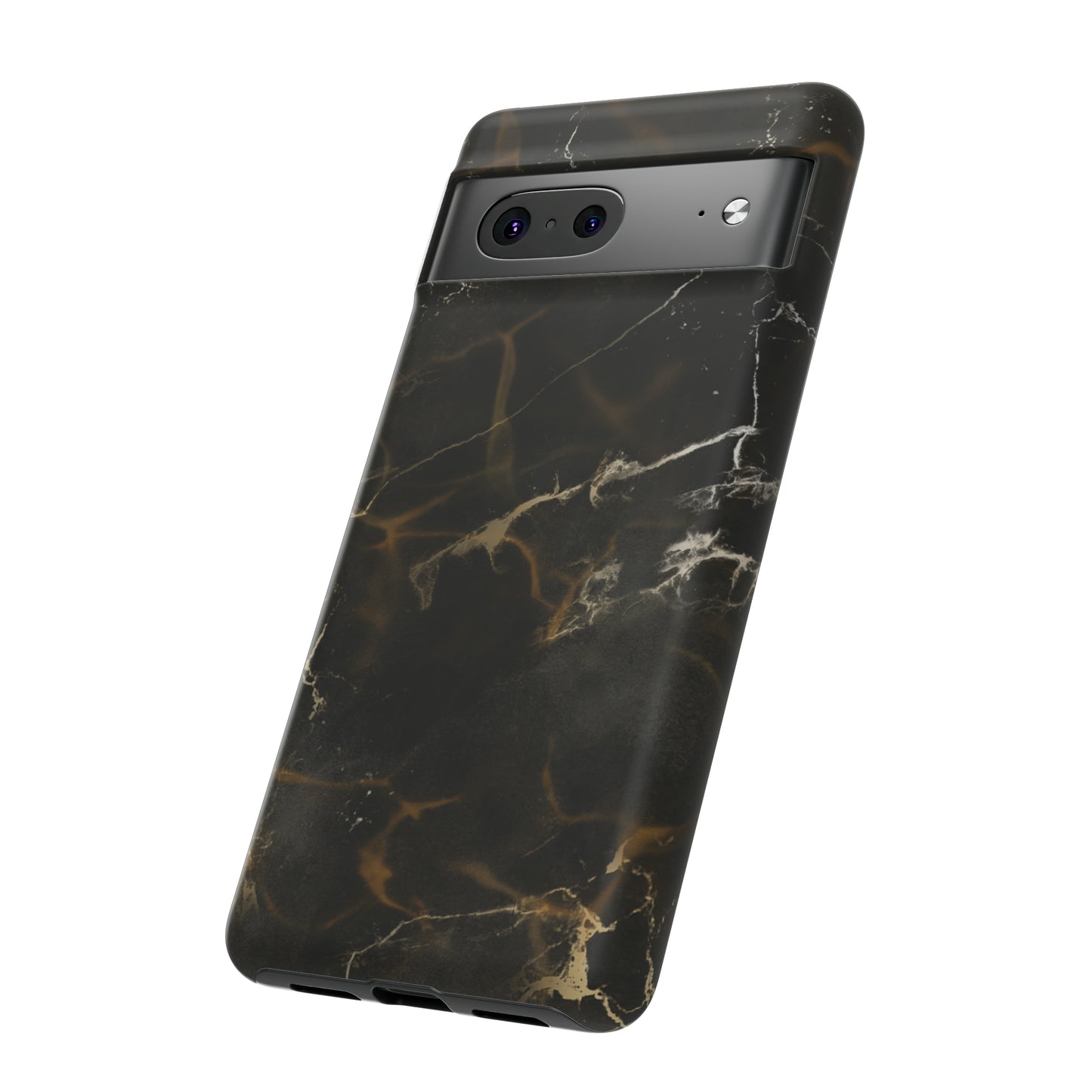 Black Gold Marble Phone Tough Cases