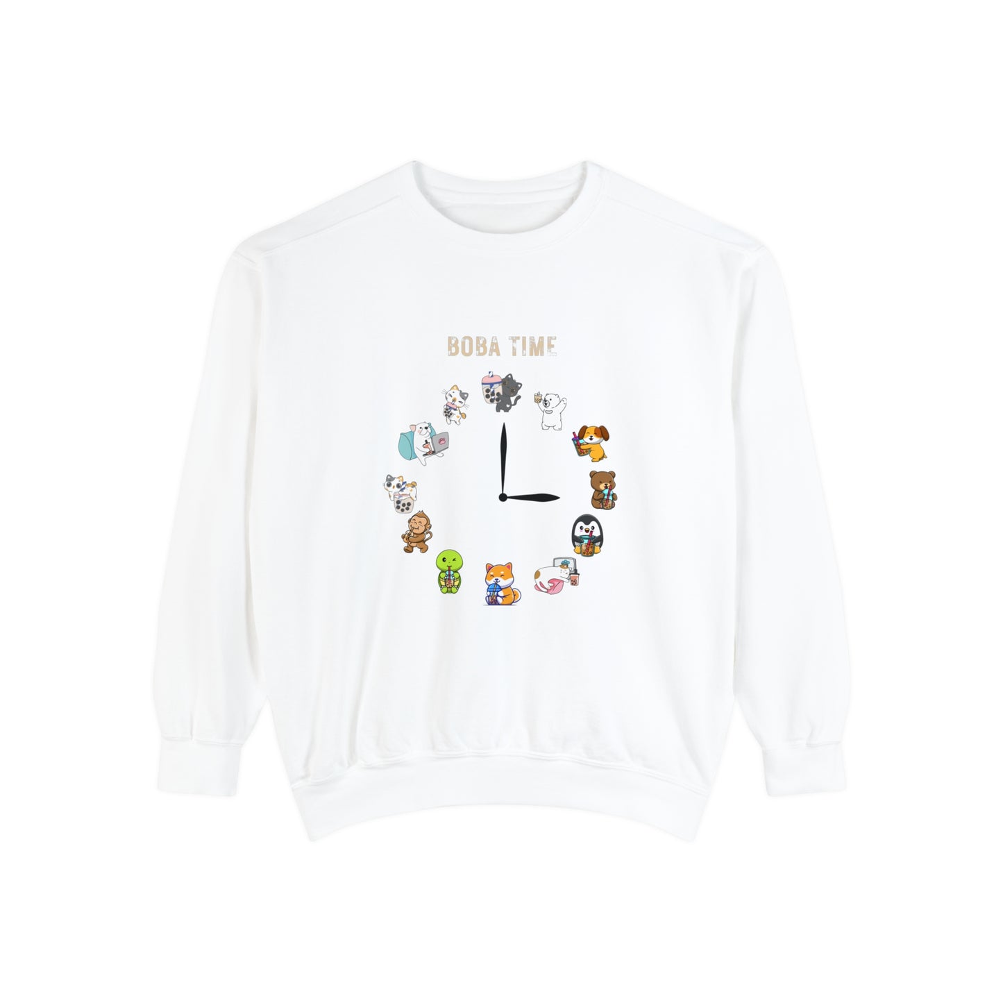 Boba Tea Clock Unisex Sweatshirt