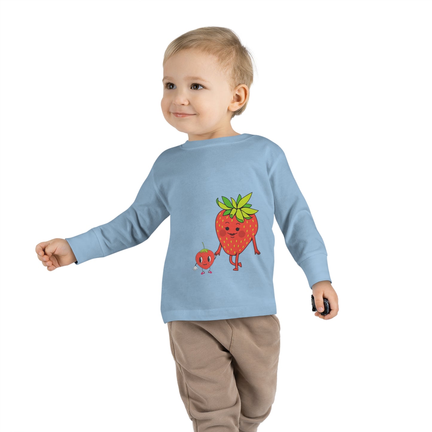 Strawberries Toddler Long Sleeve Tee