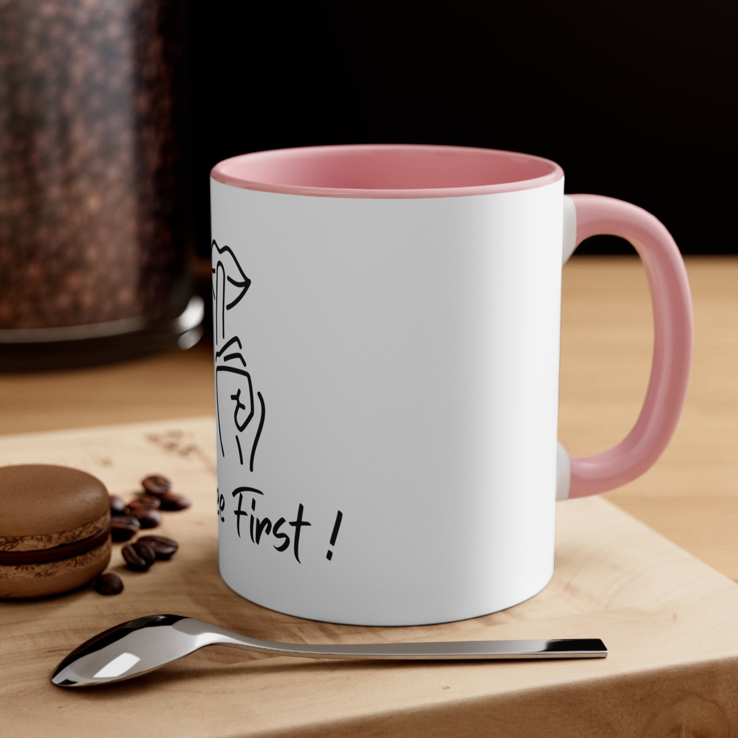 Shhhh Coffee First Accent Coffee Mug, 11oz