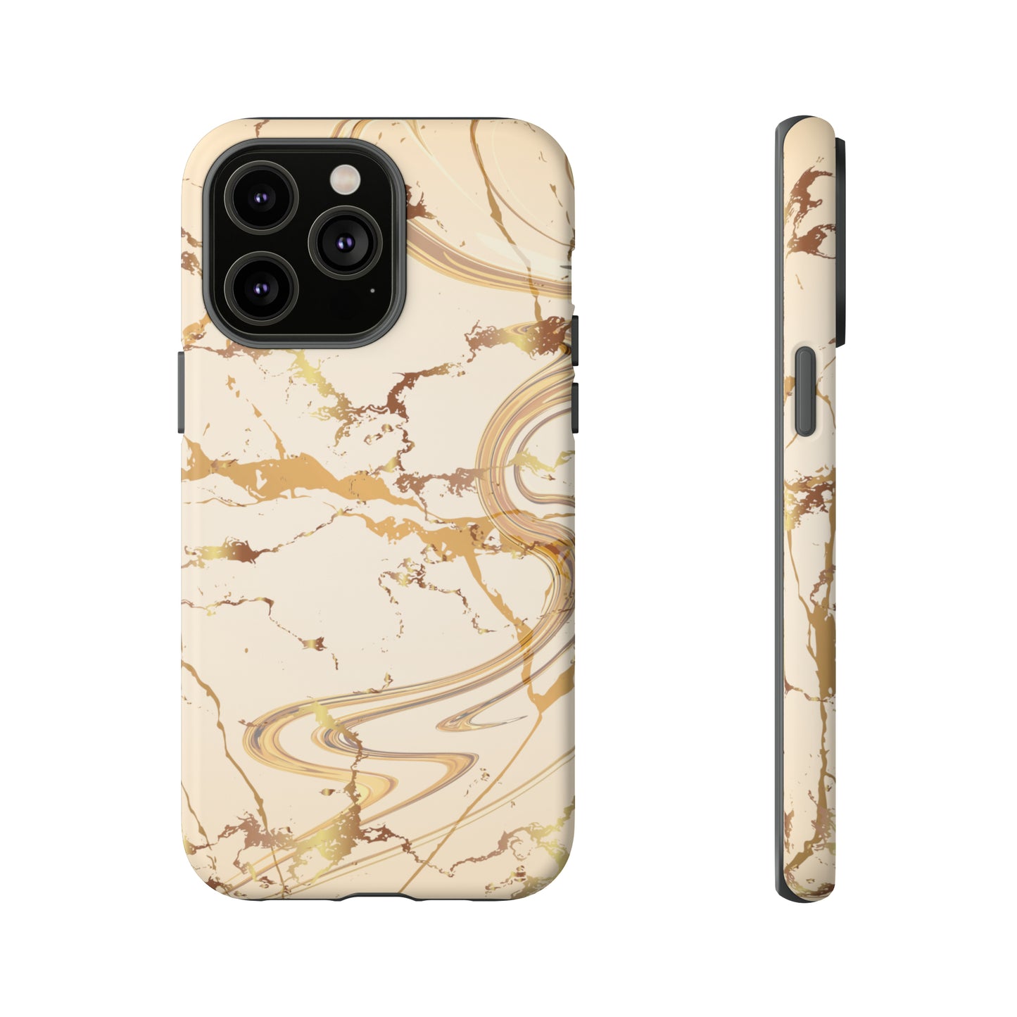 Gold Marble Tough Cases