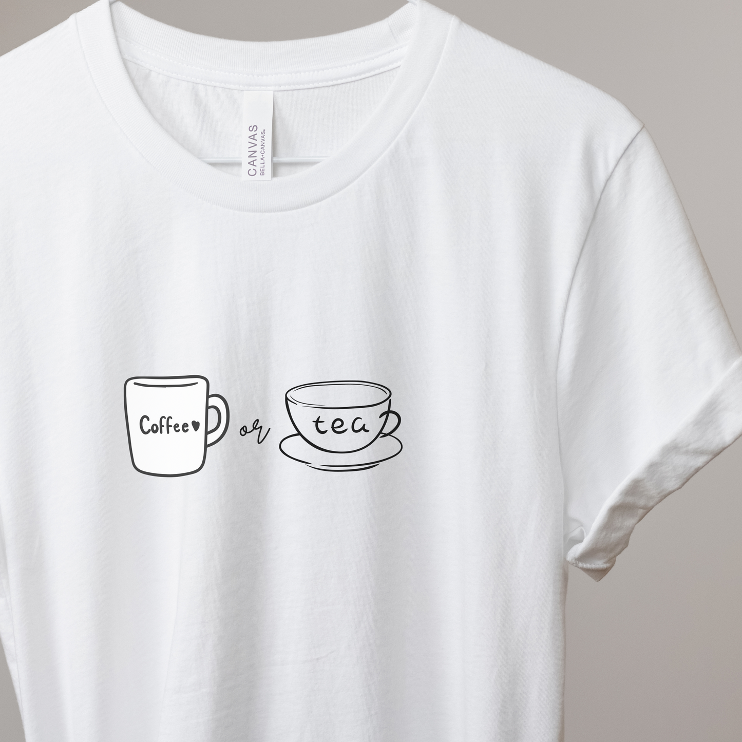 Coffee or Tea Unisex Jersey Short Sleeve Tee