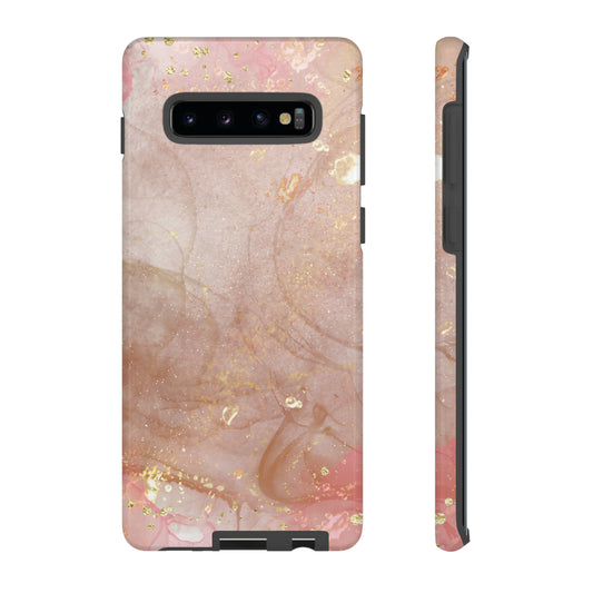 Rose Gold Marble Phone Tough Cases