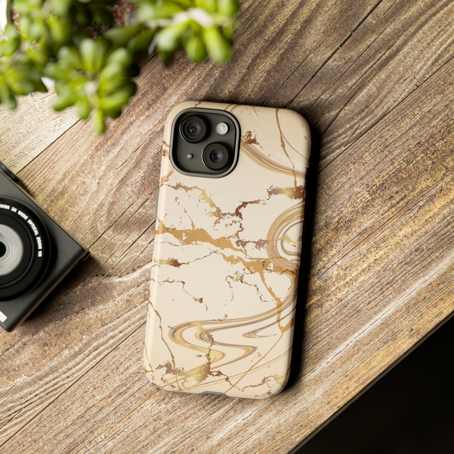 Gold Marble Tough Cases