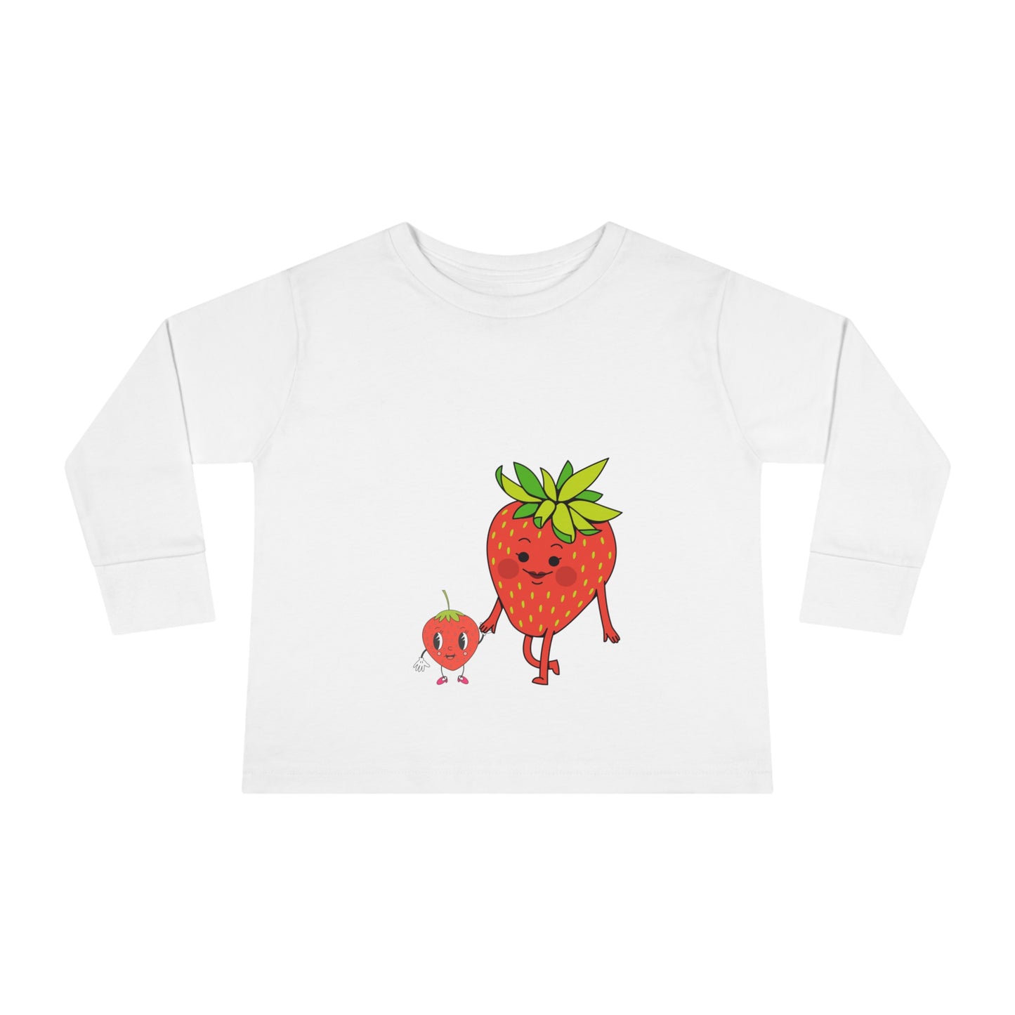 Strawberries Toddler Long Sleeve Tee