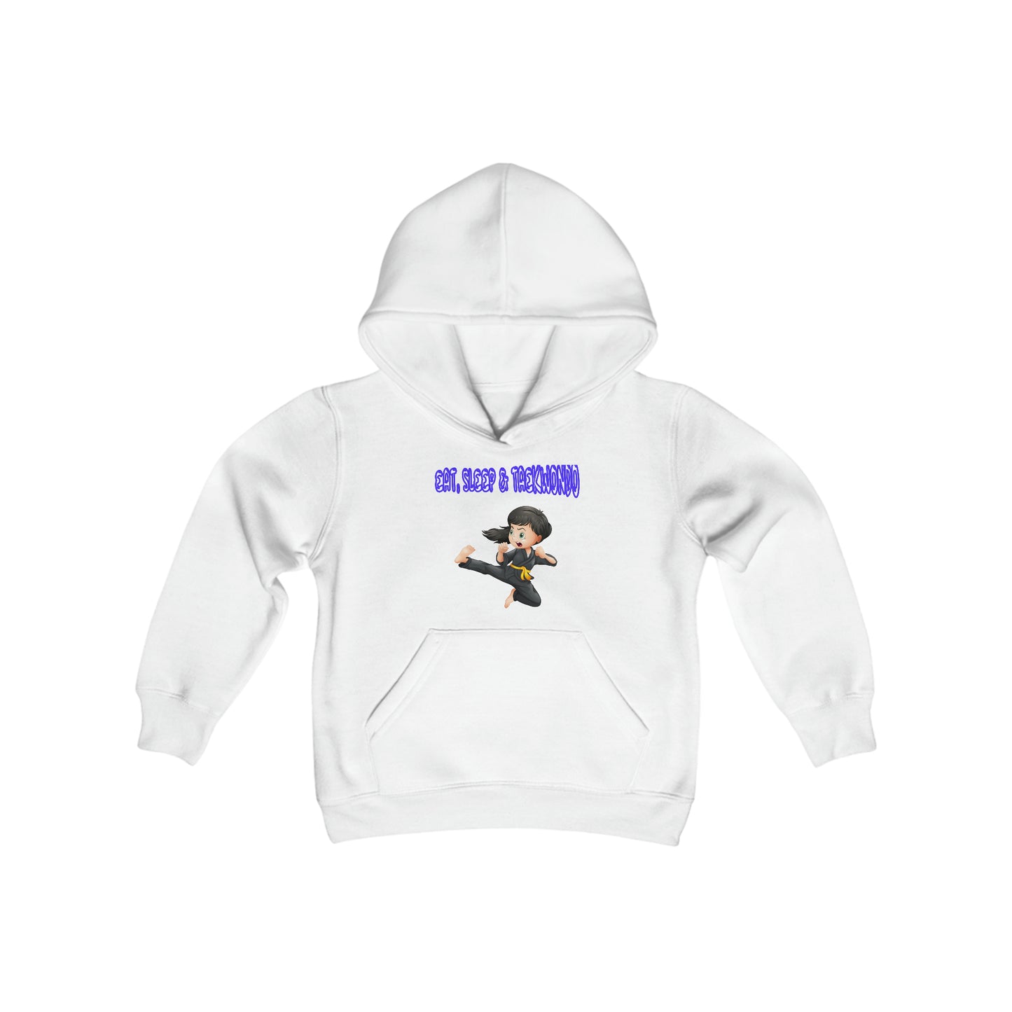 Taekwondo Youth Heavy Blend Hooded Sweatshirt