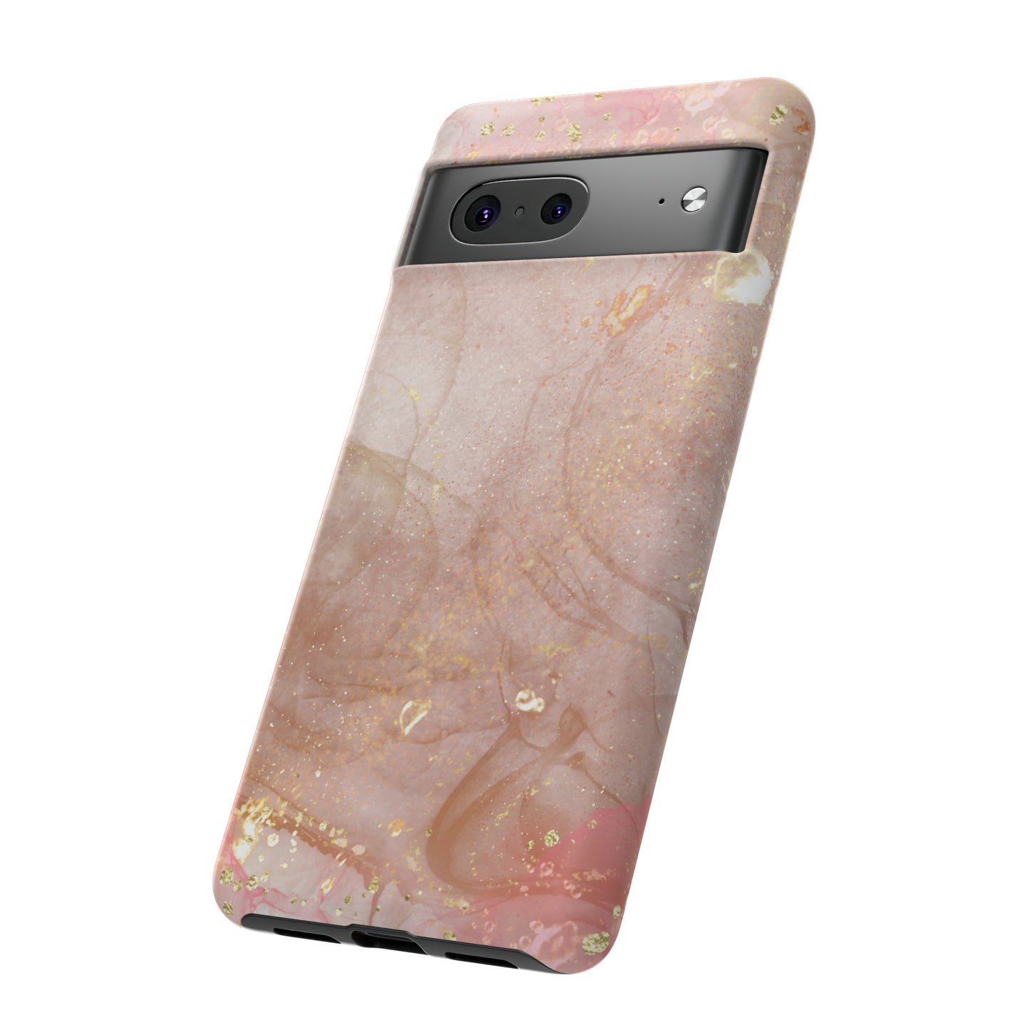 Rose Gold Marble Phone Tough Cases