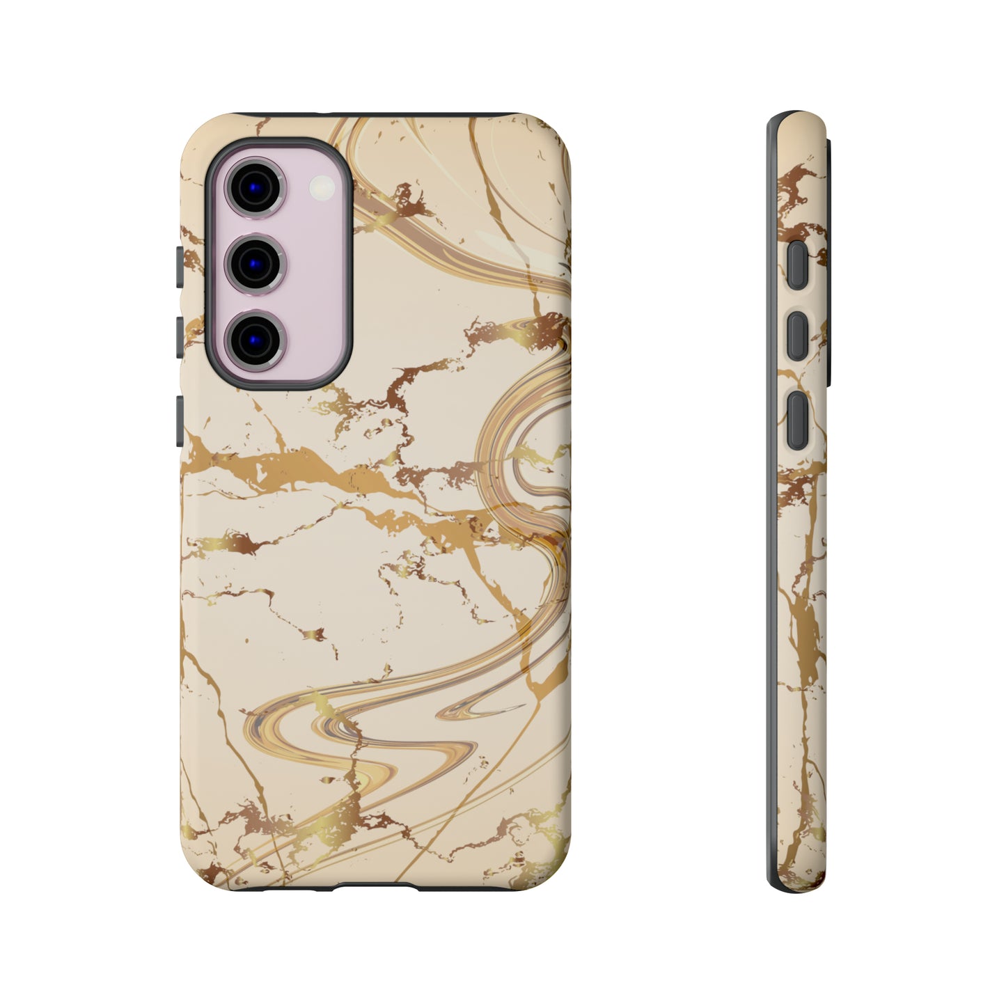 Gold Marble Tough Cases