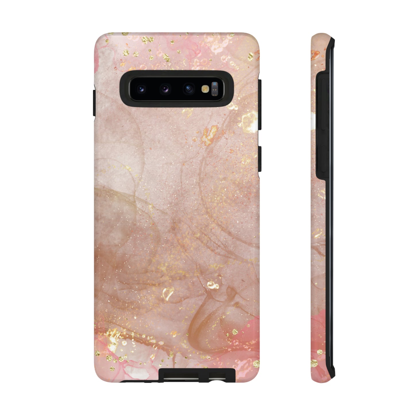 Rose Gold Marble Phone Tough Cases