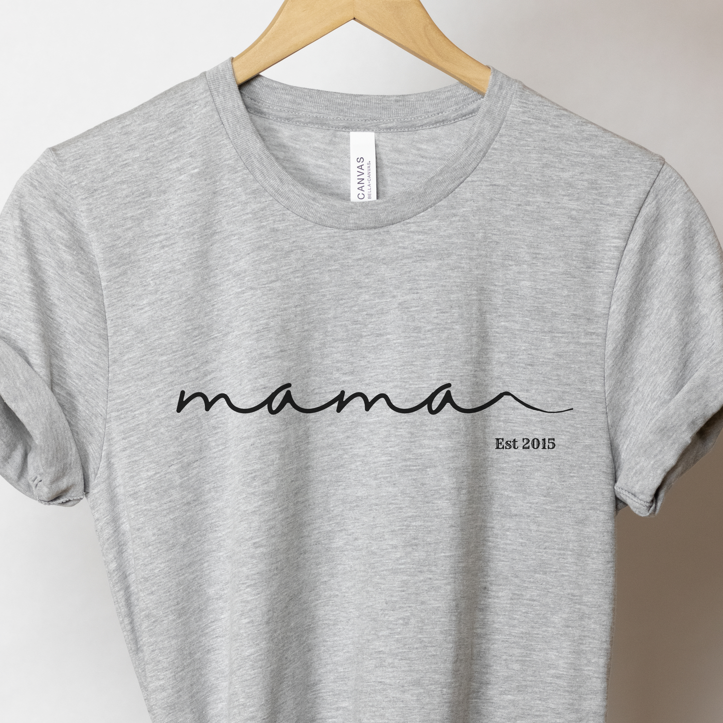 Personalized Mama Jersey Short Sleeve Tee