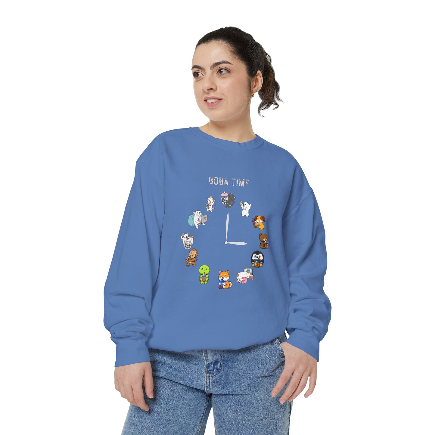 Boba Tea Clock Unisex Sweatshirt