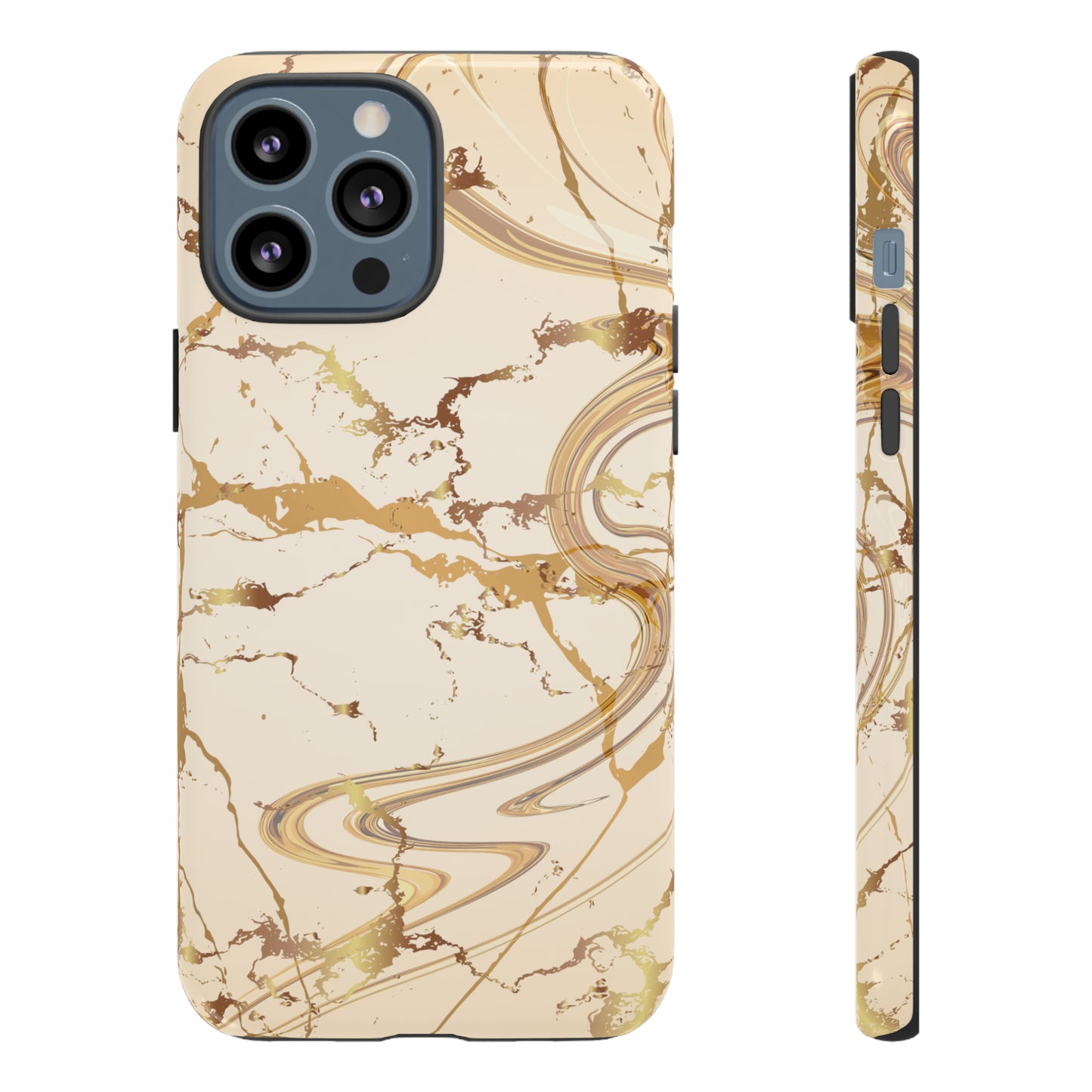 Gold Marble Tough Cases