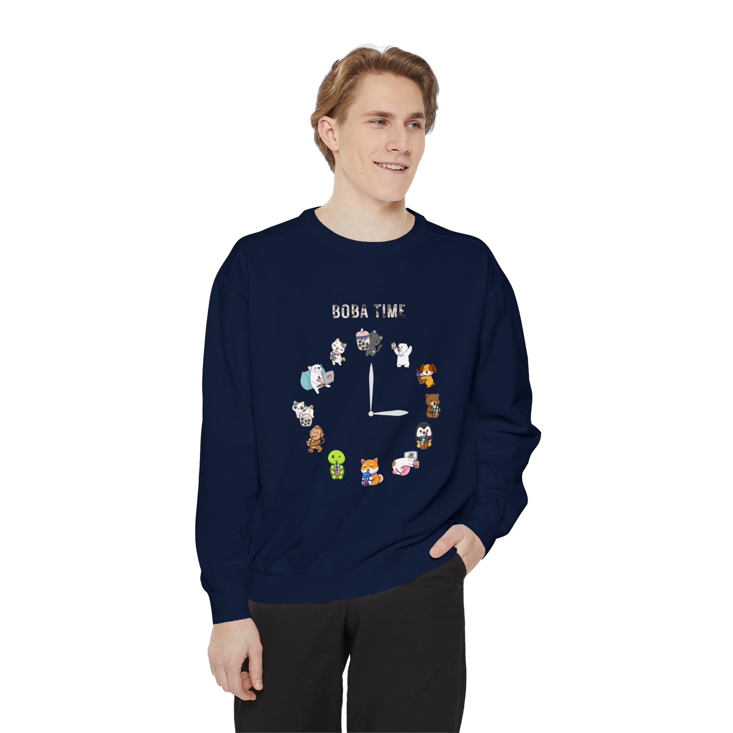 Boba Tea Clock Unisex Sweatshirt