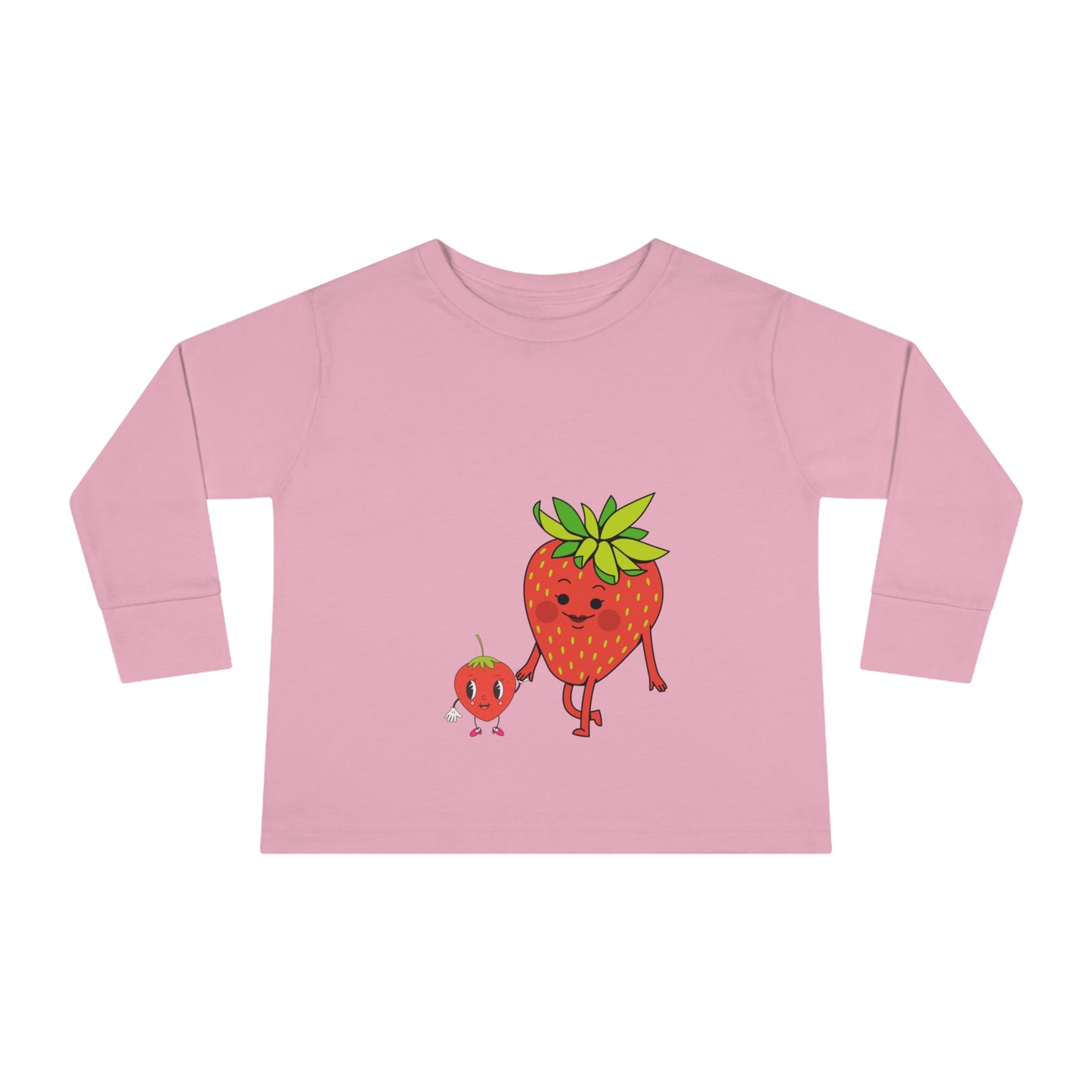 Strawberries Toddler Long Sleeve Tee