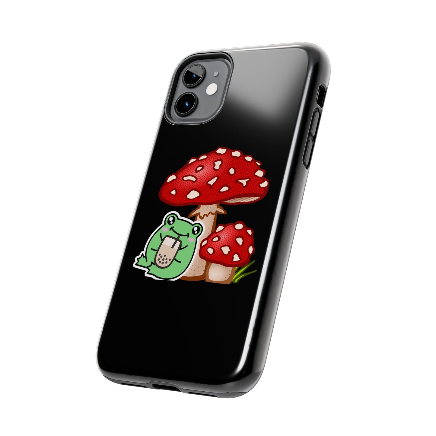 Frog Mushroom Tough Phone Cases