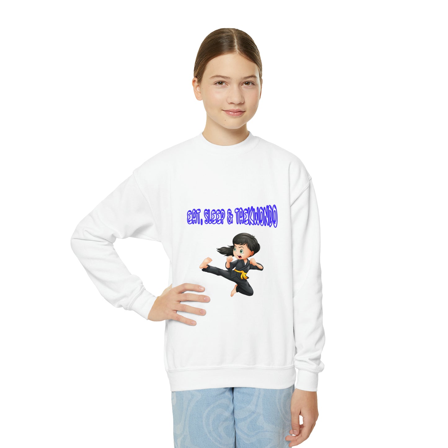 Taekwondo Youth Crewneck Sweatshirt