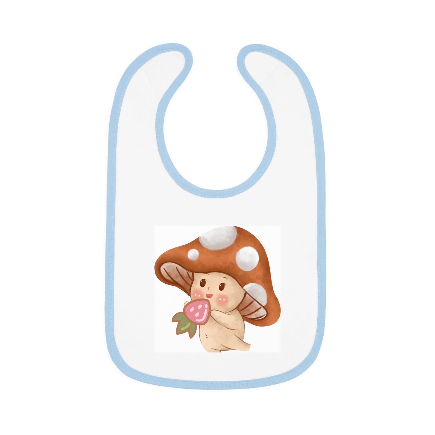 Baby Contrast Trim Jersey Bib