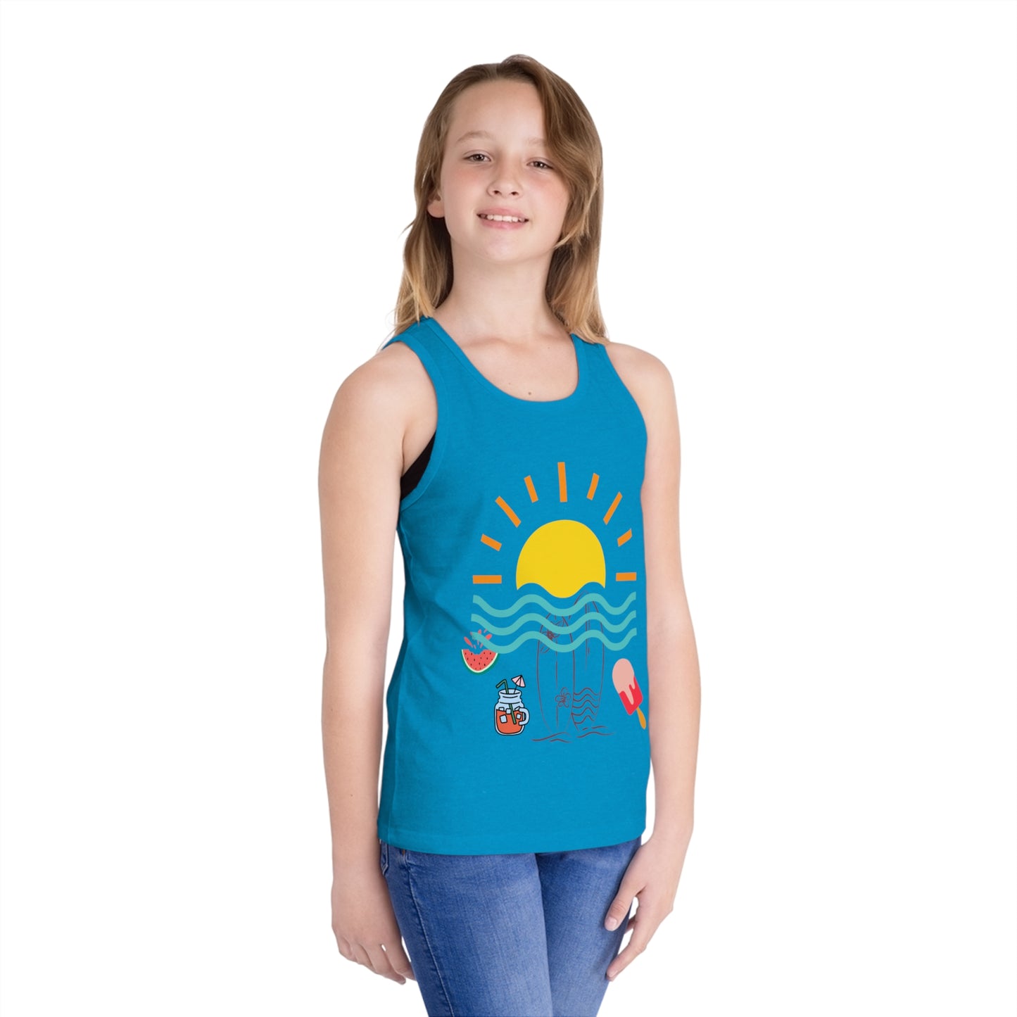 Summer Vibes Kid's Jersey Tank Top