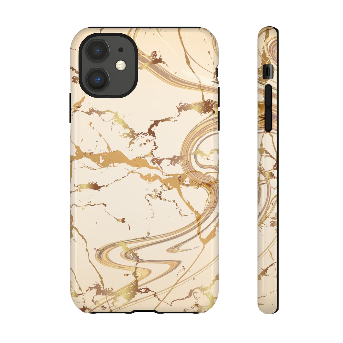 Gold Marble Tough Cases