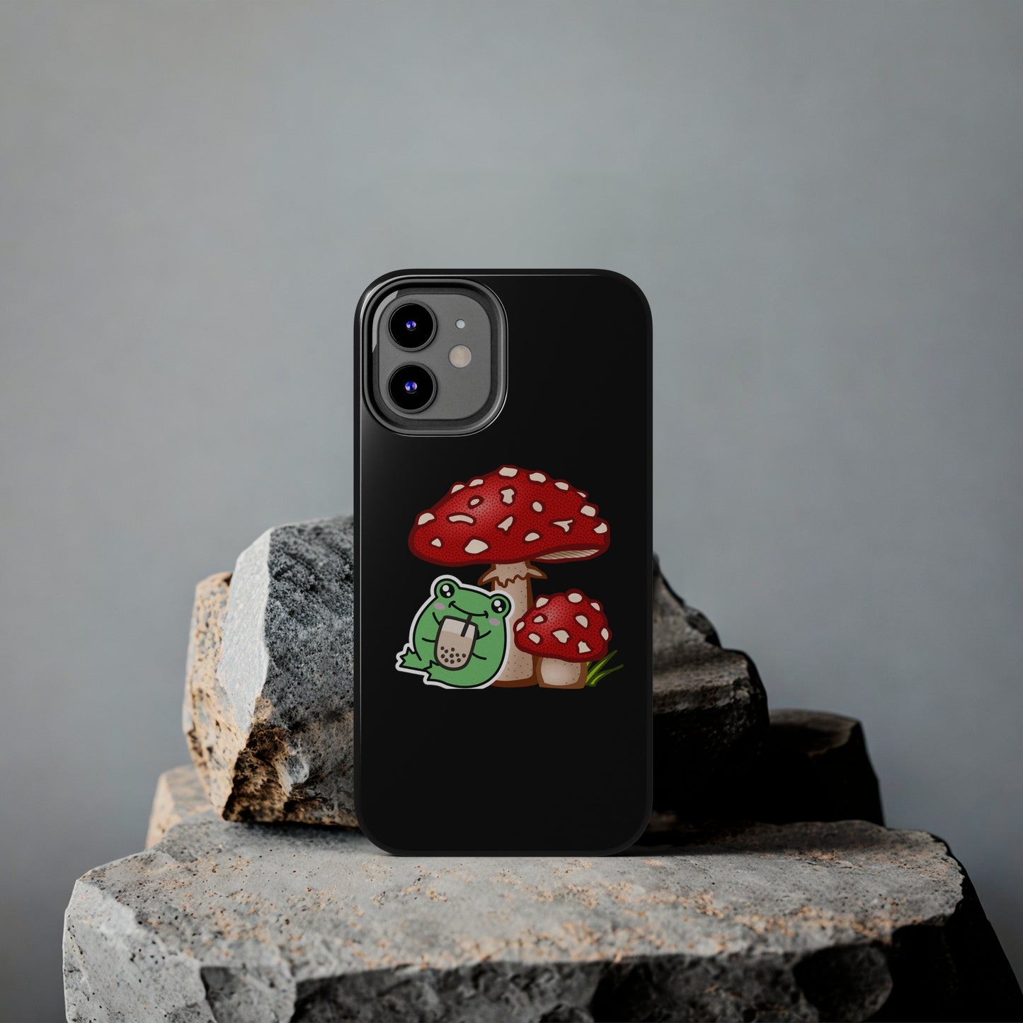 Frog Mushroom Tough Phone Cases