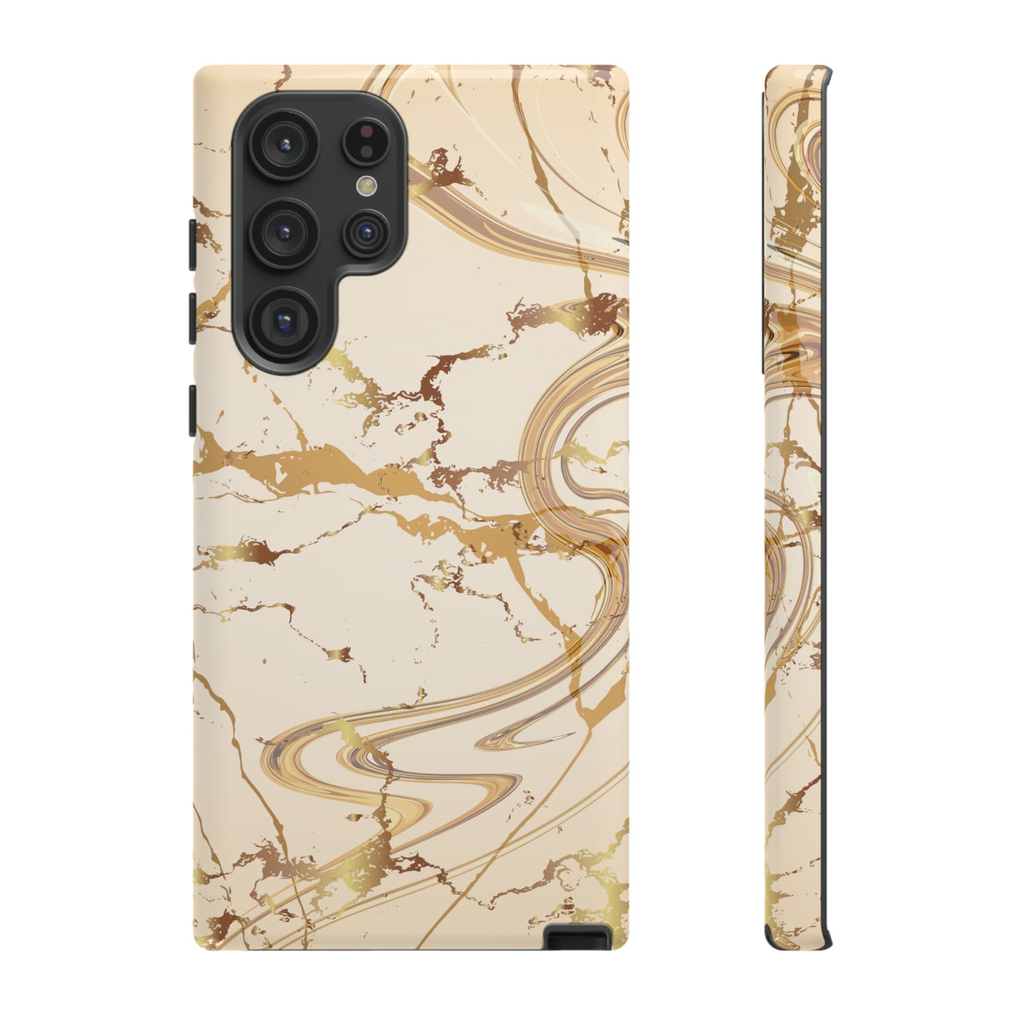 Gold Marble Tough Cases