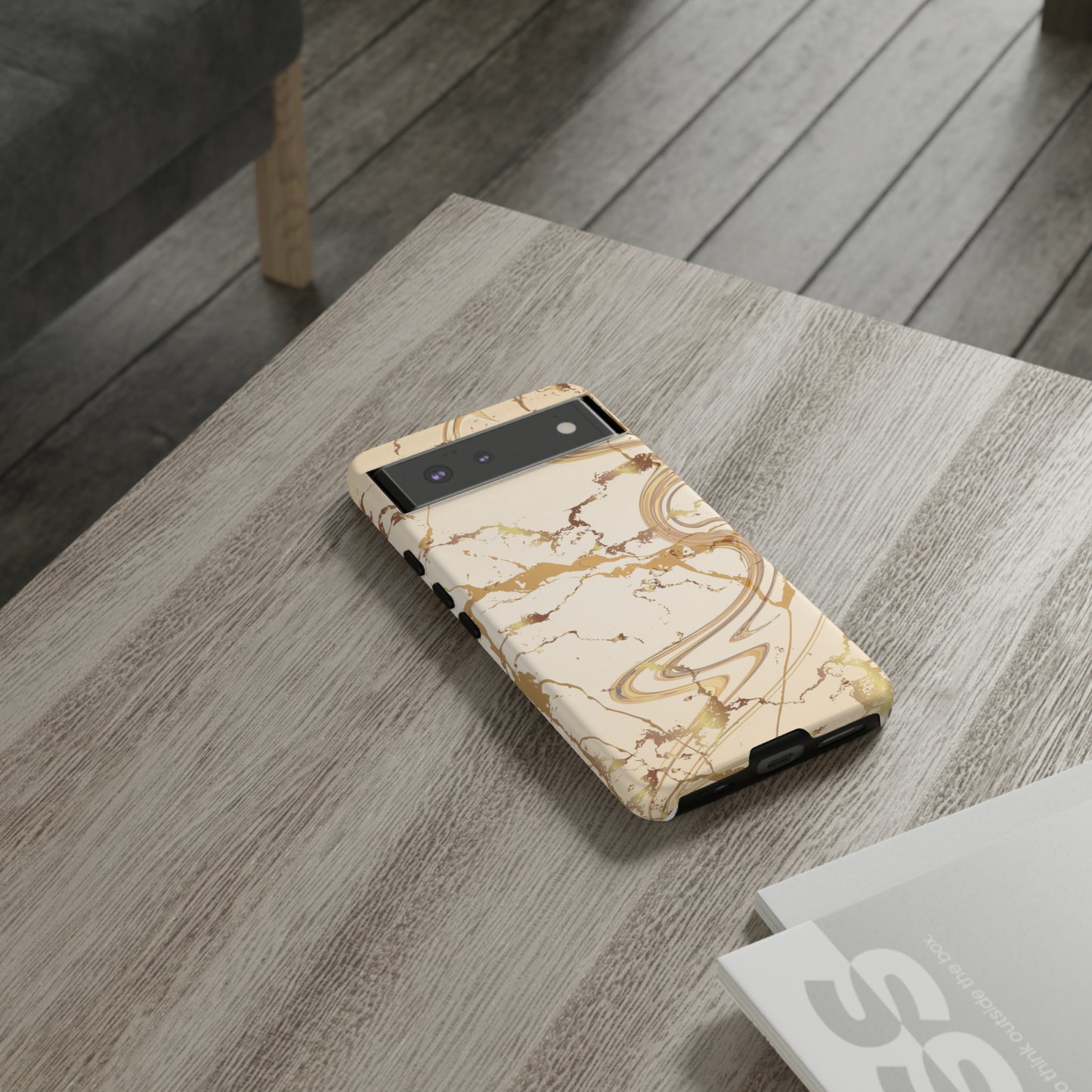 Gold Marble Tough Cases