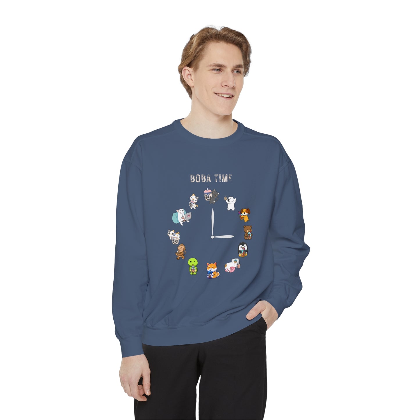 Boba Tea Clock Unisex Sweatshirt