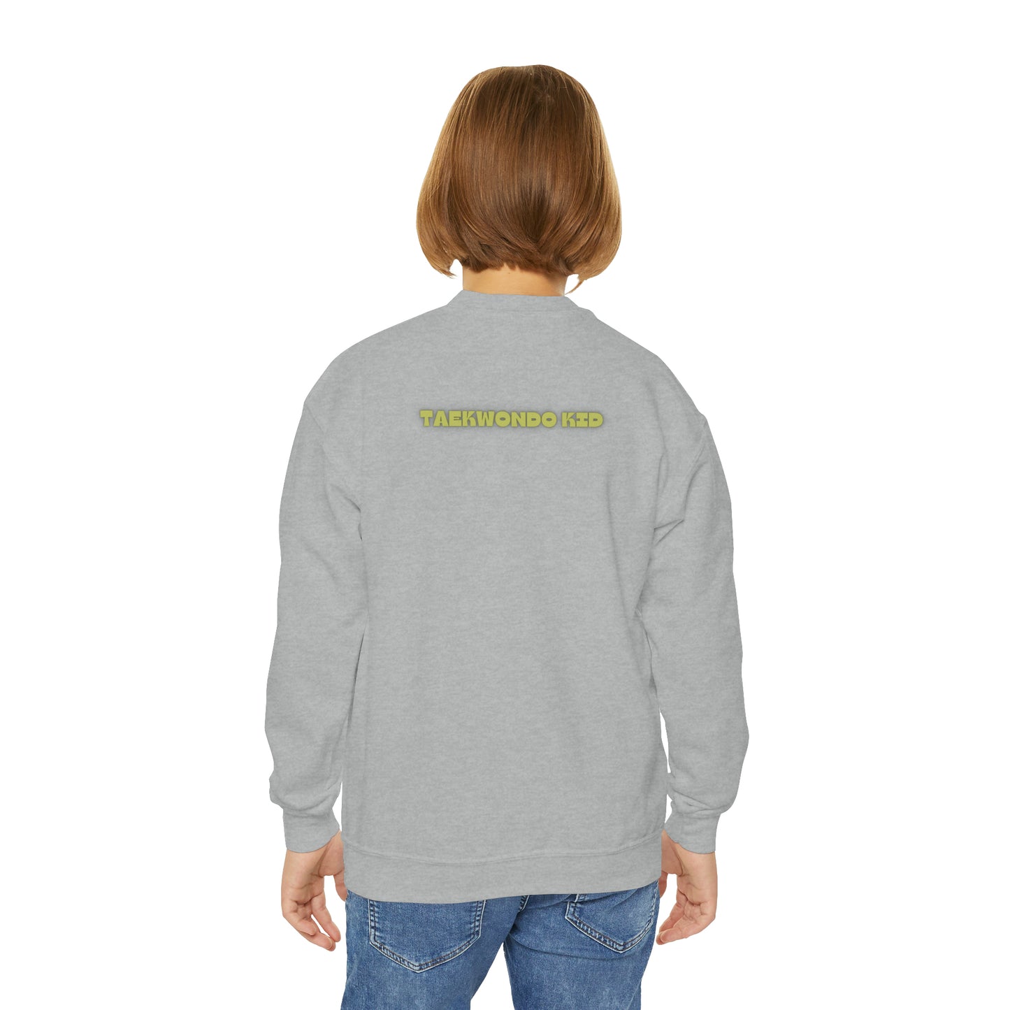 Youth Taekwondo Kid Crewneck Sweatshirt