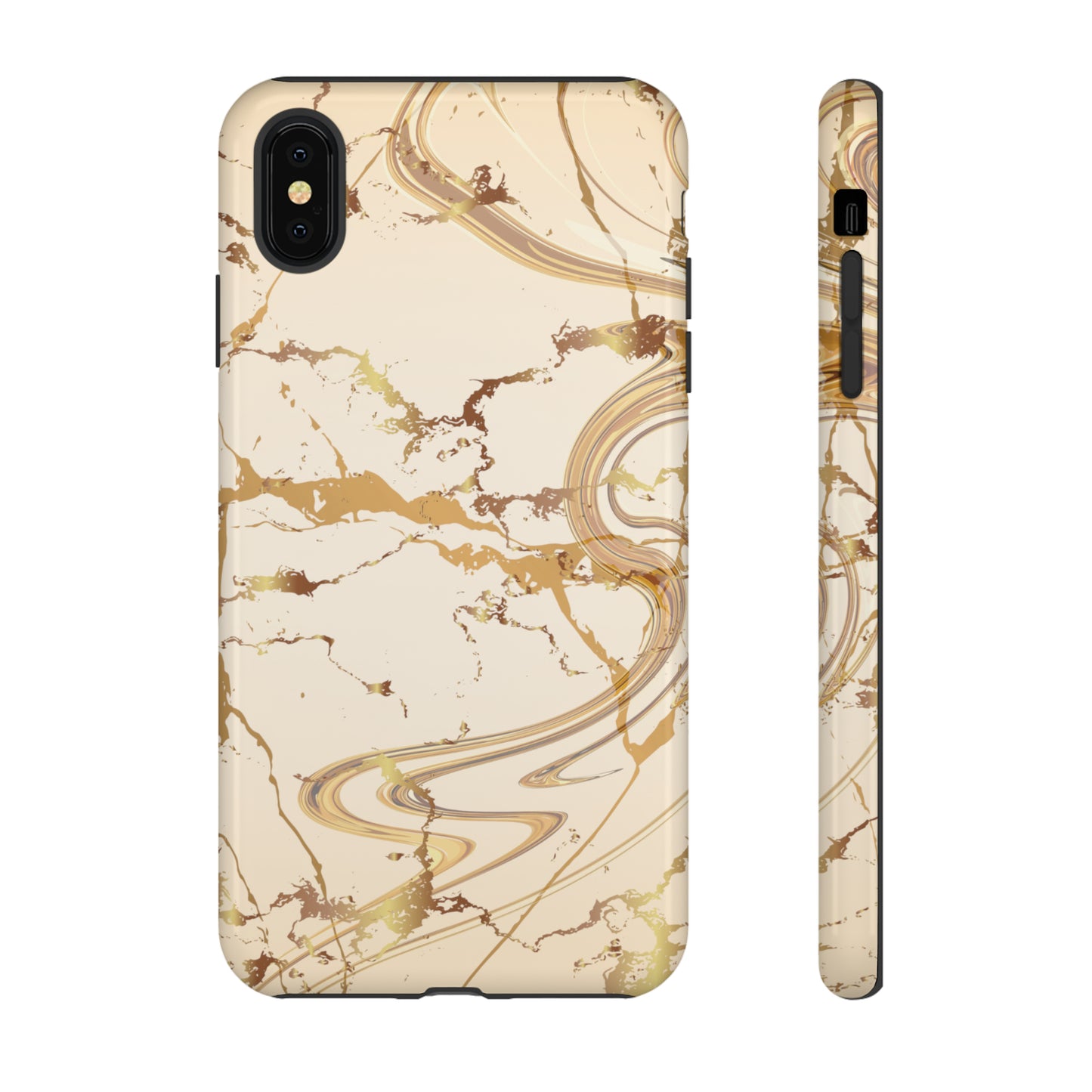 Gold Marble Tough Cases