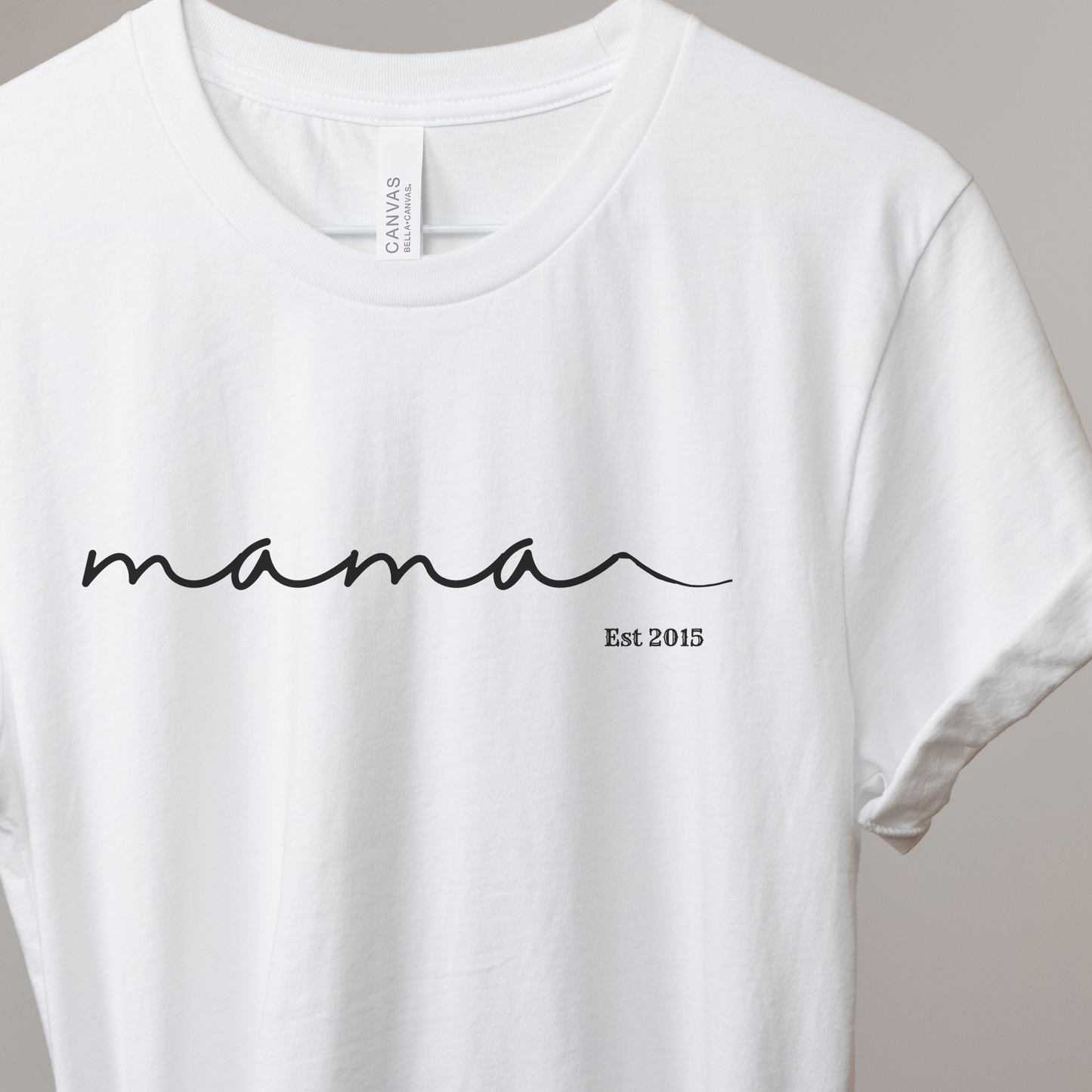 Personalized Mama Jersey Short Sleeve Tee