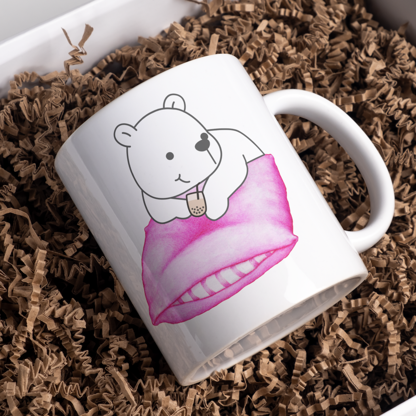 Boba Bear Ceramic Mug