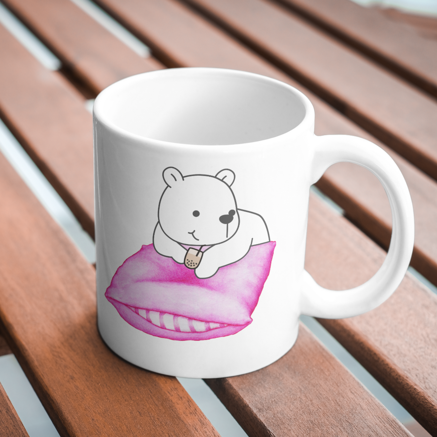 Boba Bear Ceramic Mug