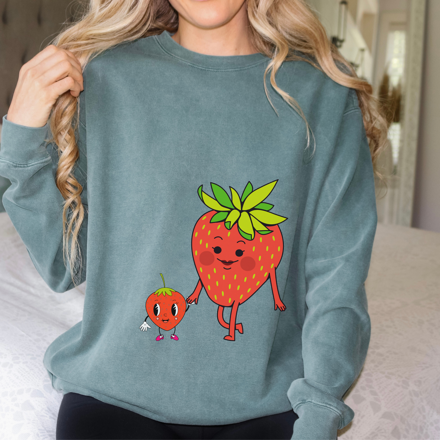 Strawberries Unisex Sweatshirt