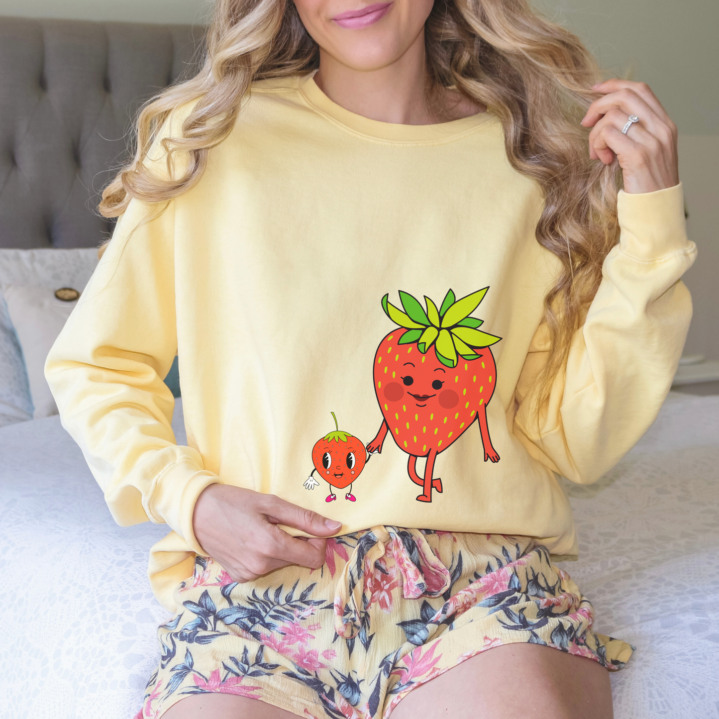 Strawberries Unisex Sweatshirt