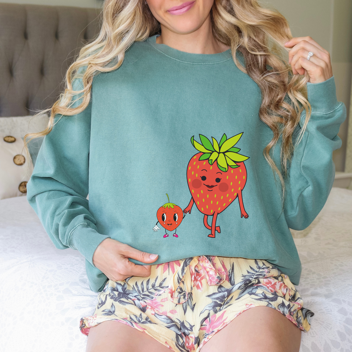 Strawberries Unisex Sweatshirt