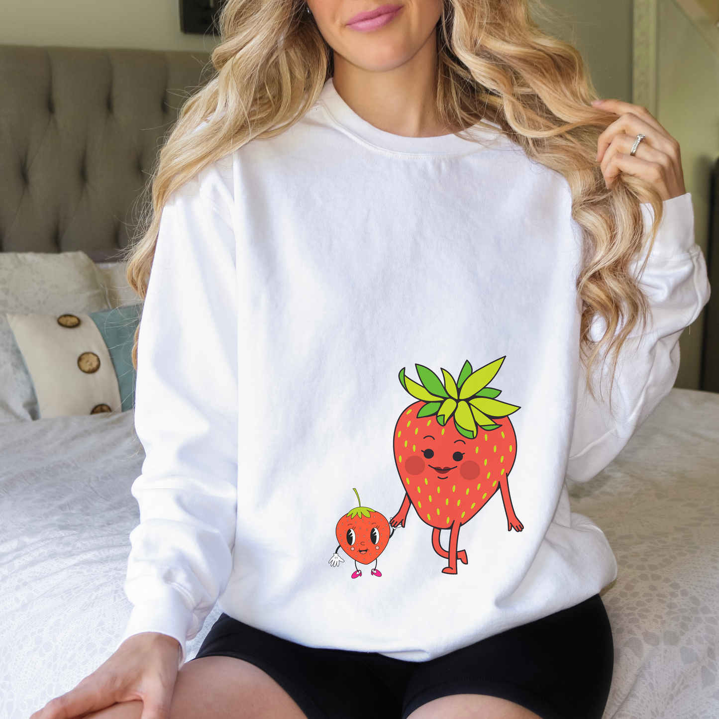 Strawberries Unisex Sweatshirt